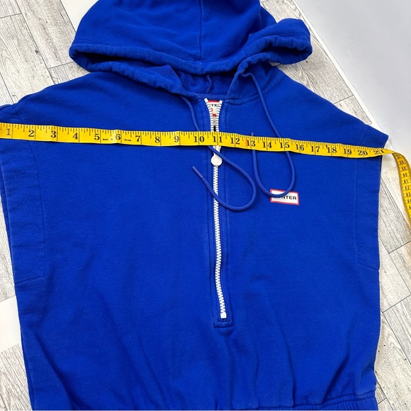 Hunter Target Collab Royal Blue Hooded Romper Women's Small Beachy Pockets M - Picture 10 of 13